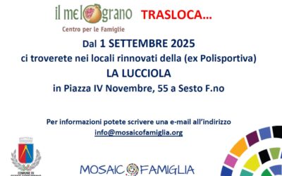 Il Melograno trasloca alla Lucciola
